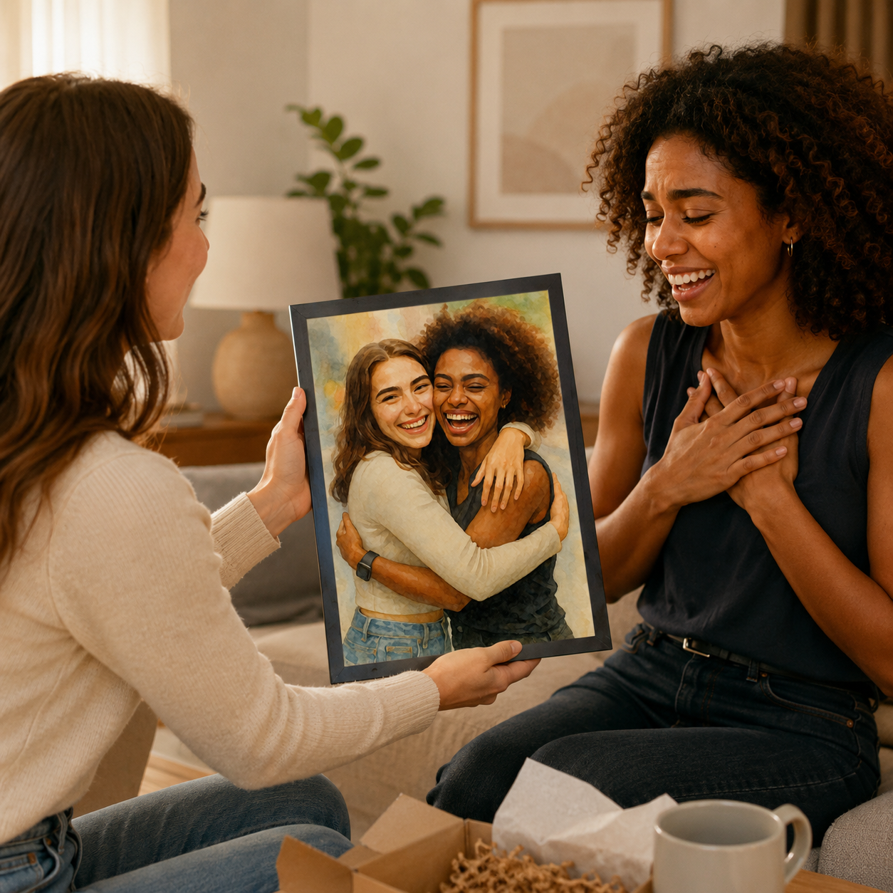 Moldura Personalizada com Foto 29x7x42cm | Com Vidro | Lisa Revestida | Preto ou Branco