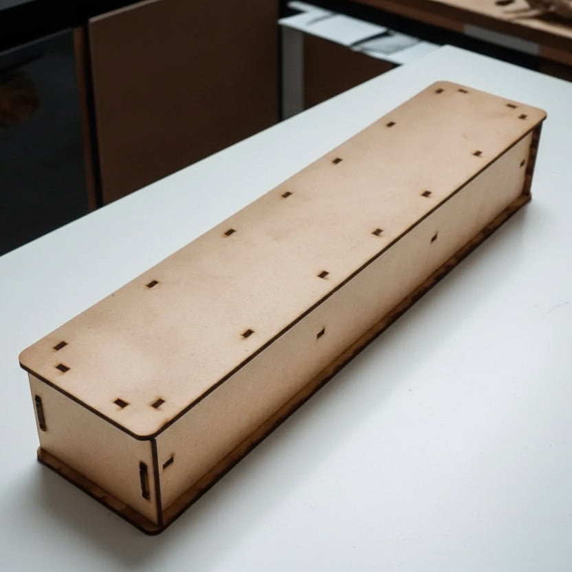 Caixa de MDF Personalizada para Faca 42x9x5cm para Presente