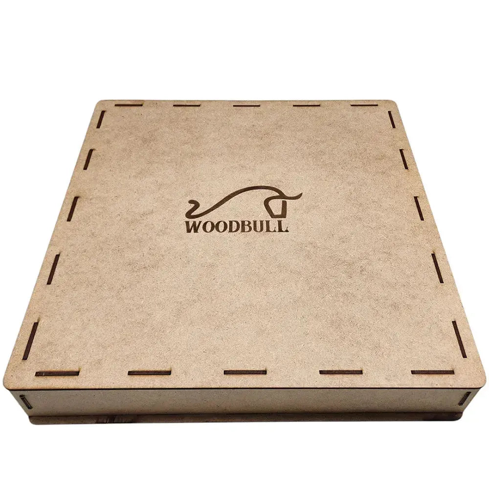 Caixa Para Presente Personalizada Madeira MDF 43 x 43 x 7,5cm