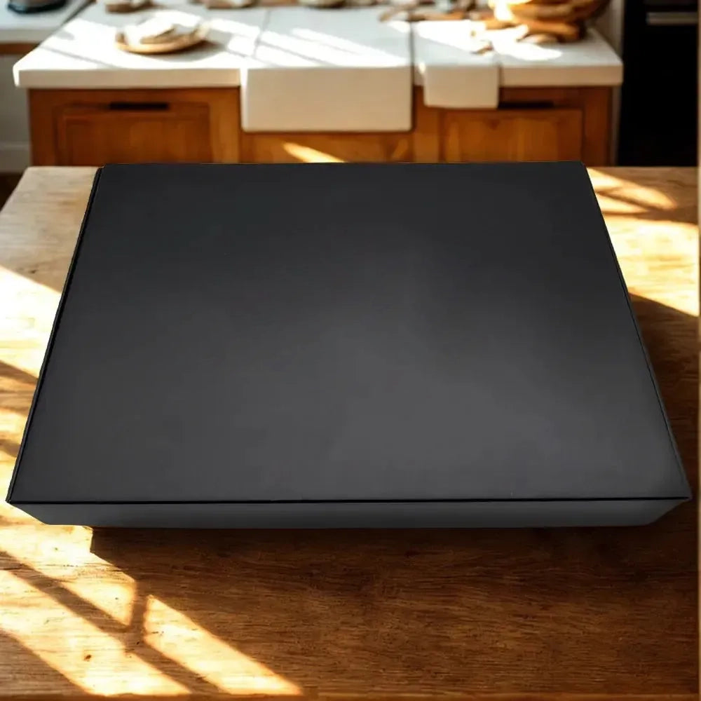 Caixa Presente Retangular Preta WOODBULL