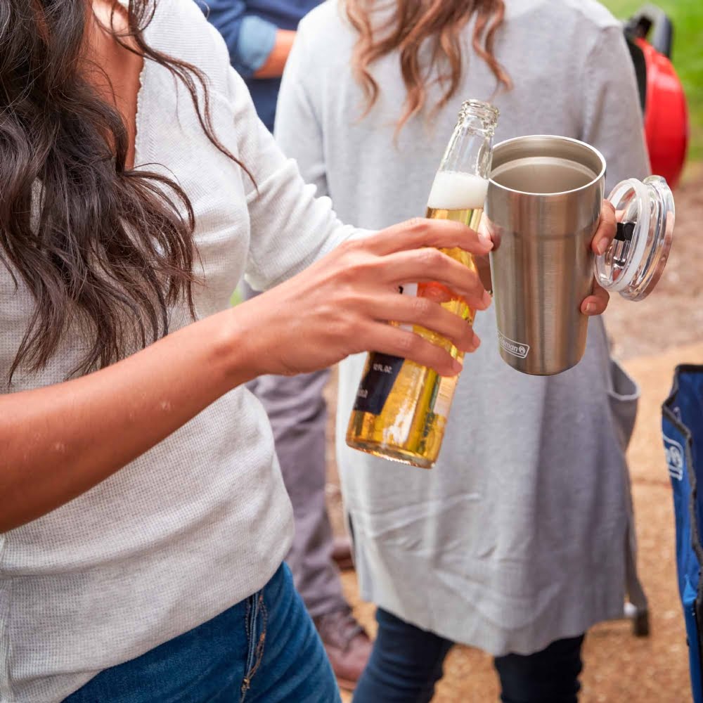 Copo Térmico de Cerveja 600 ml Inox Coleman Personalizado