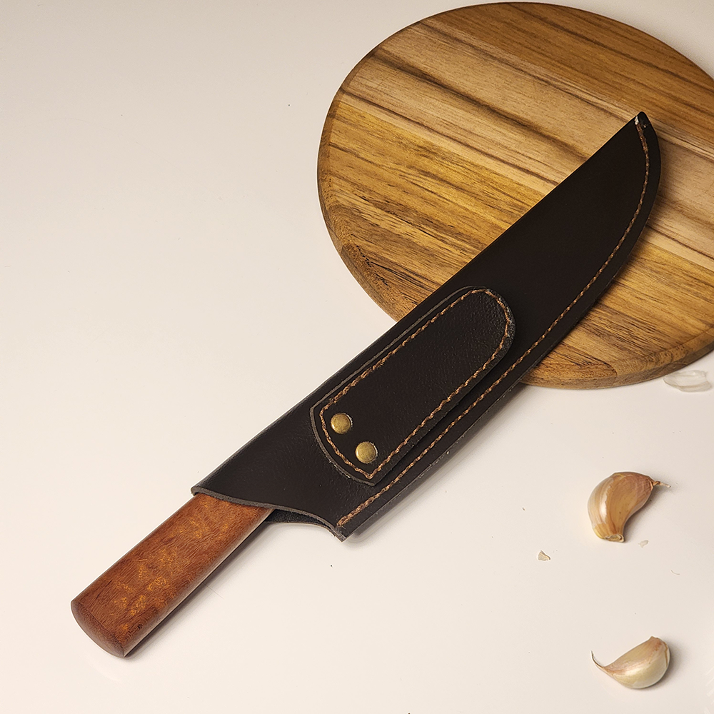 Faca Santoku Damasco Artesanal Personalizada 8 Pol Churrasco
