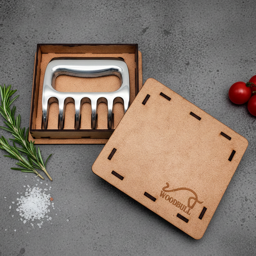 Garra de Urso Alumínio Polida Premium Personalizada Presente