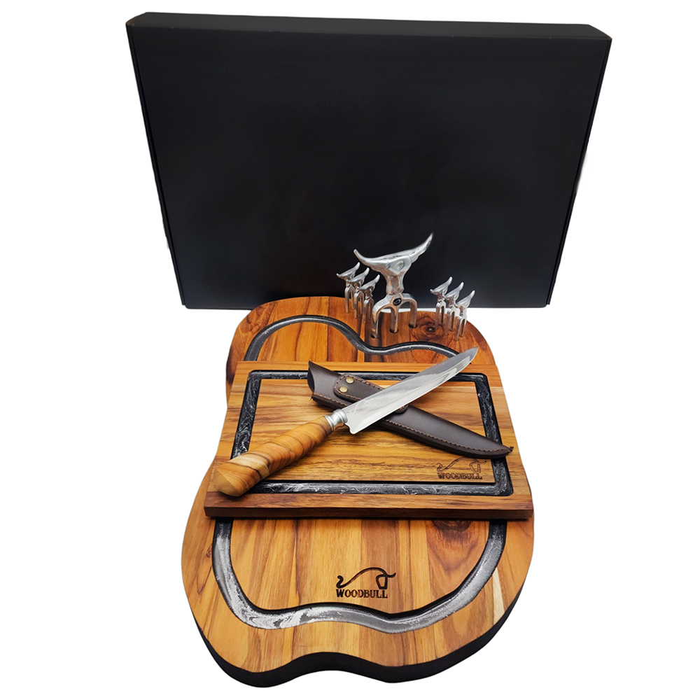 Kit Churrasco Personalizado With All c/ Caixa de Presente