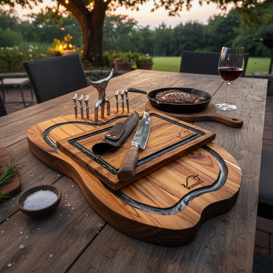 Kit Churrasco Personalizado With All c/ Caixa de Presente