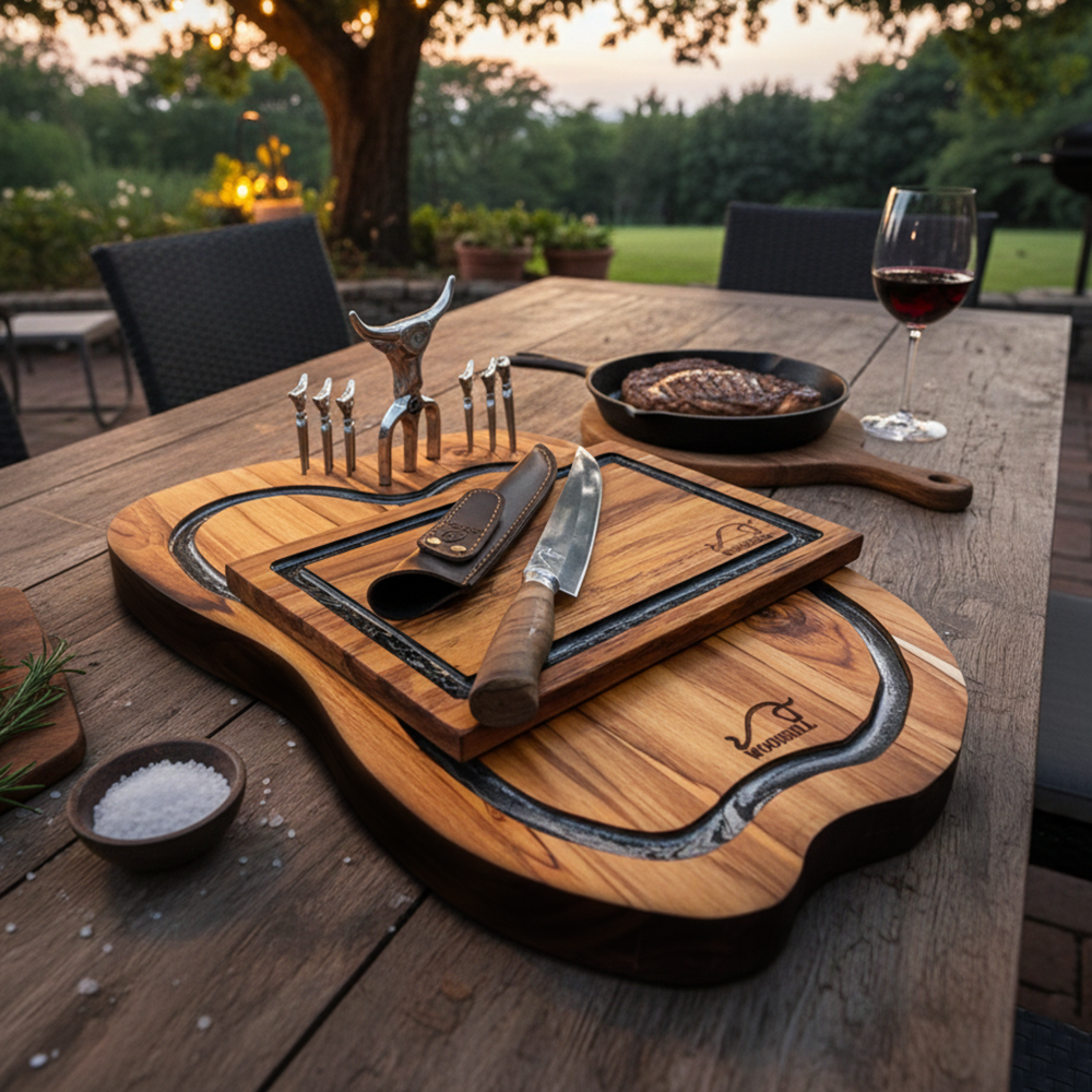 Kit Churrasco Personalizado With All c/ Caixa de Presente