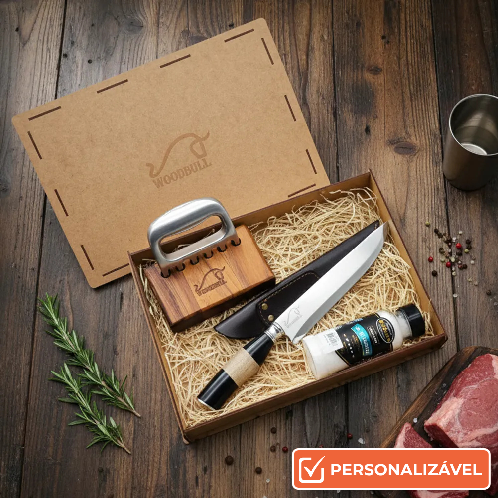 Kit Churrasco Personalizado Chef Parrillero
