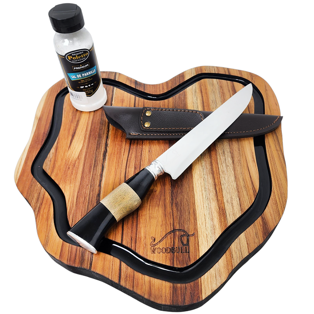 Kit Churrasco Personalizado Artesanal Parrillero Essencial