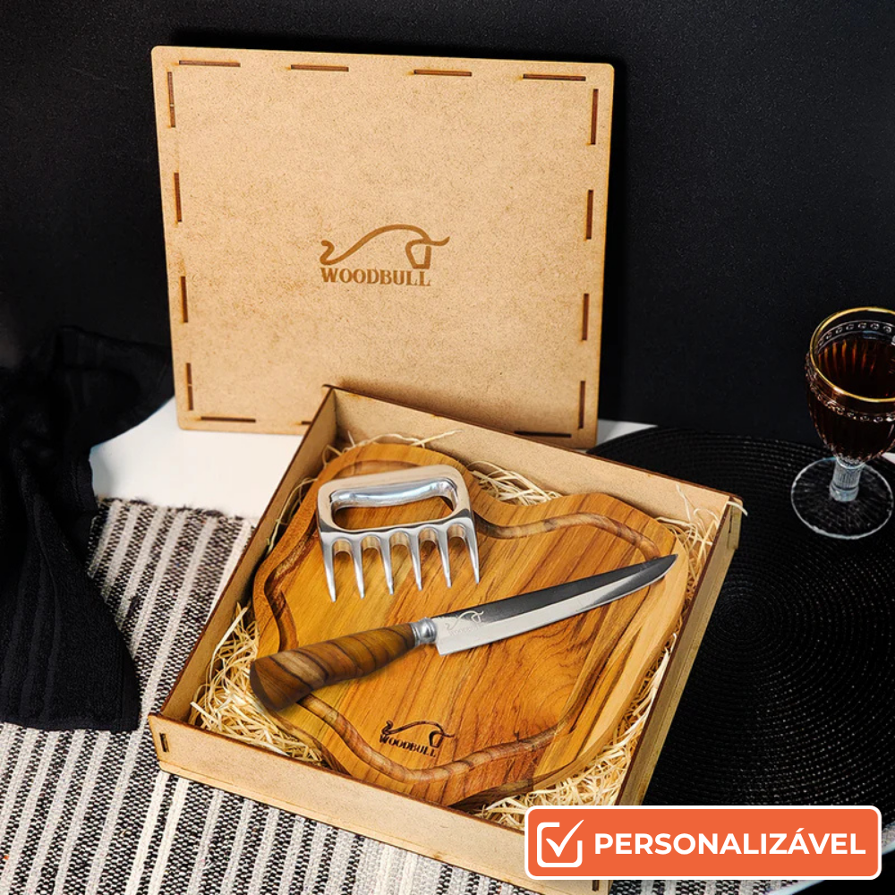 Kit Churrasco Personalizado Edição Especial WOODBULL