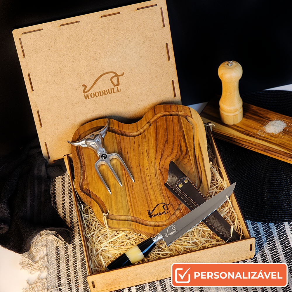 Kit Churrasco Personalizado Mestre Do Churrasco Série Especial
