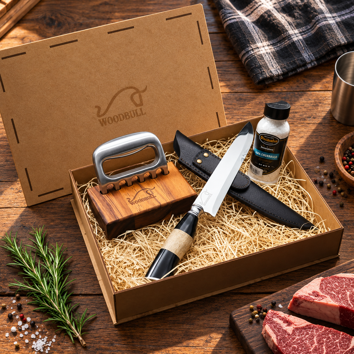 Kit Churrasco Personalizado Chef Parrillero
