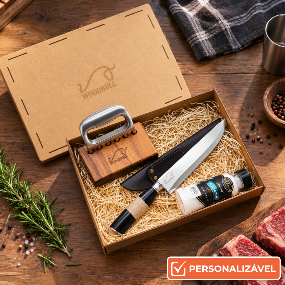 Kit Churrasco Personalizado Chef Parrillero