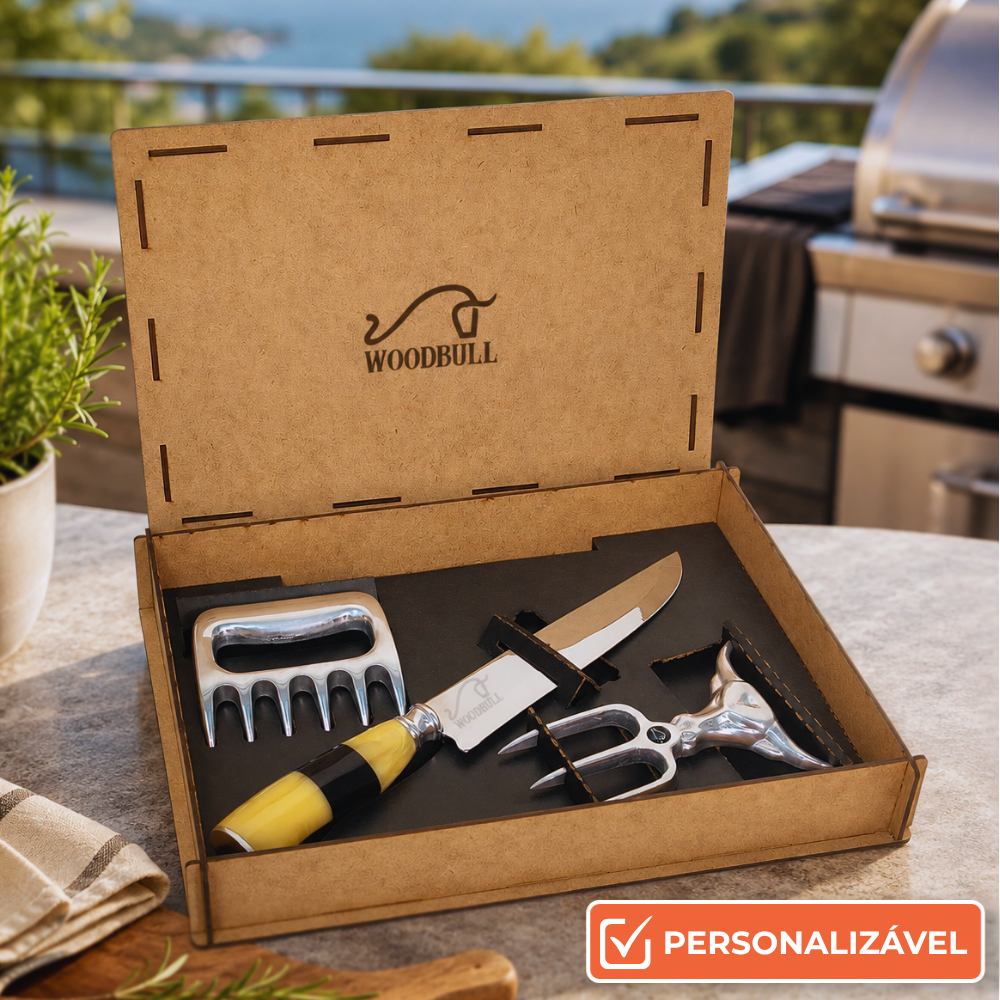 Kit Churrasco Personalizado Mestre do Churrasco