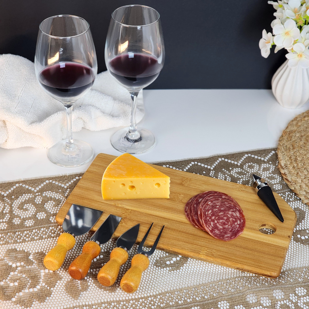KIT PARA QUEIJO E VINHO - 8 PCS