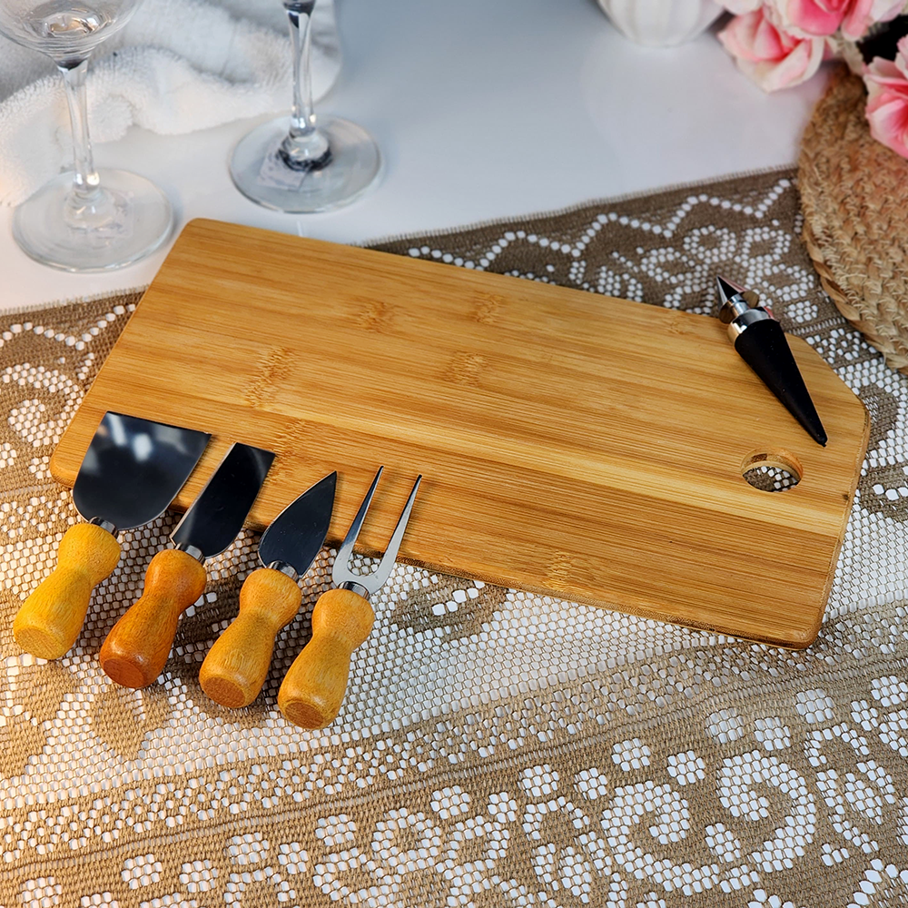 KIT PARA QUEIJO E VINHO - 8 PCS