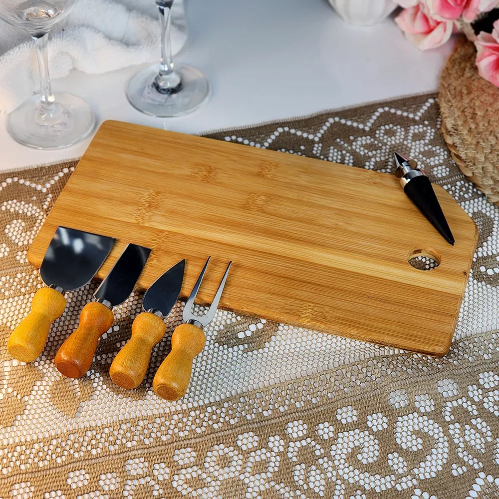 Kit Queijo e Vinho Presente Completo | 8 Peças
