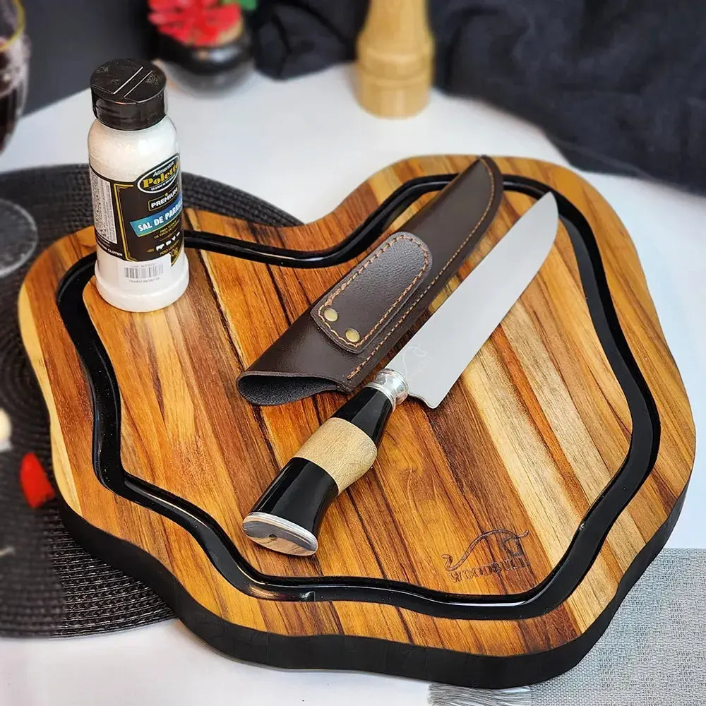 Kit Churrasco Personalizado Artesanal Parrillero Essencial