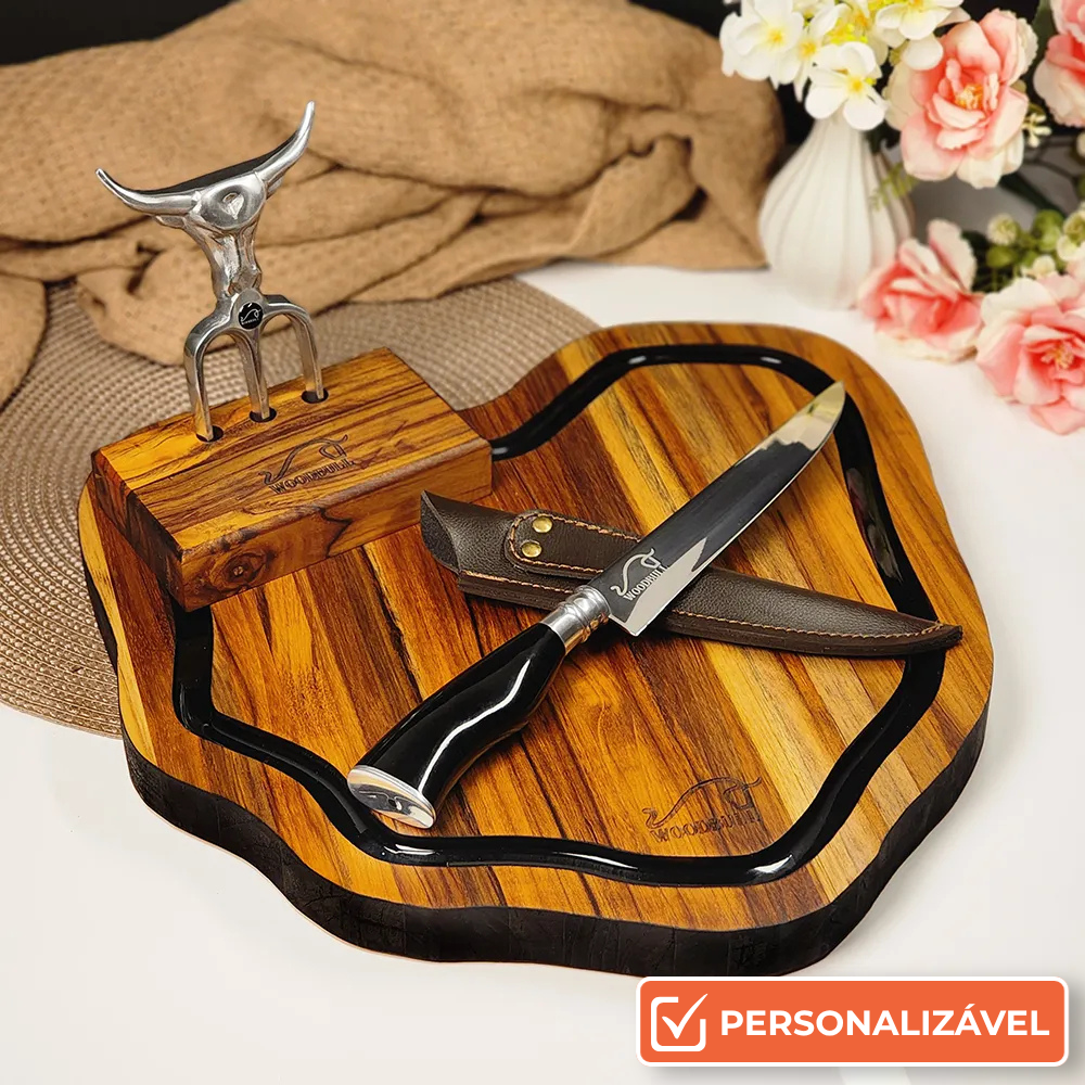 Kit para Churrasco Personalizado Origens Black