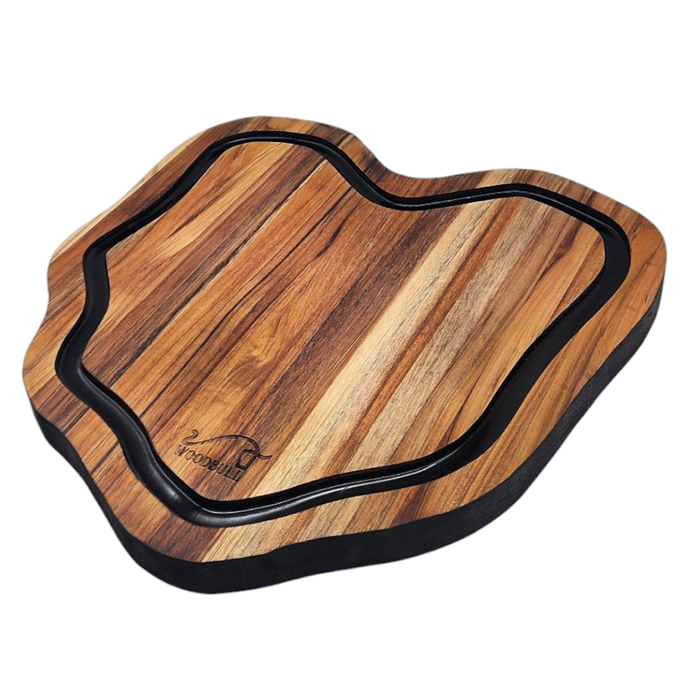 Tábua de Churrasco Personalizada Rústica Artesanal Origens Black