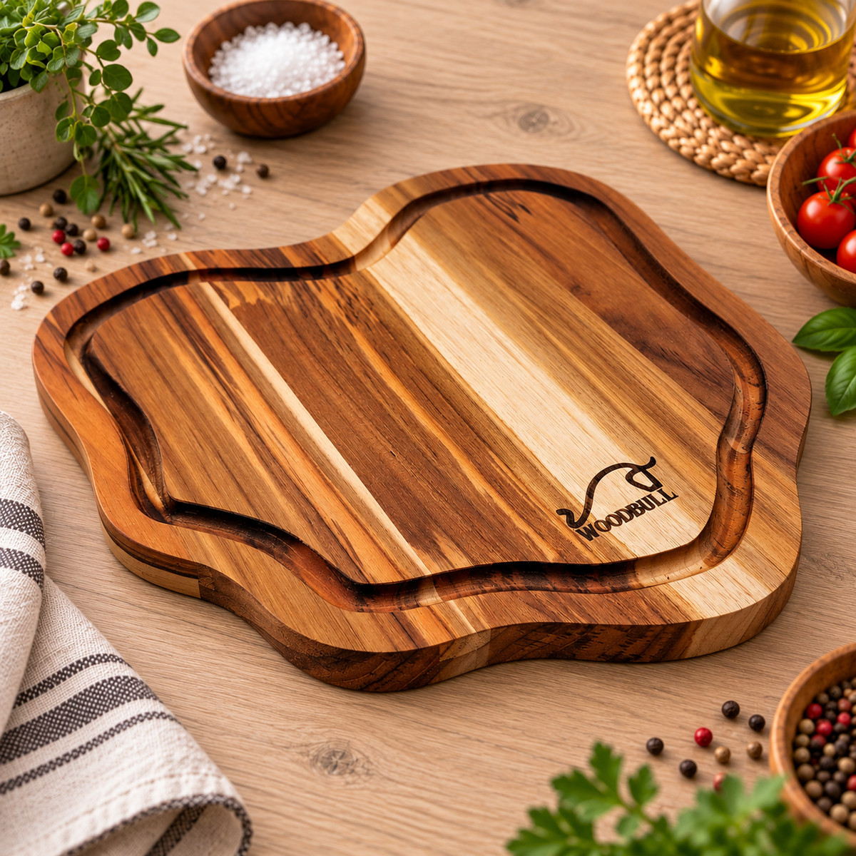 Tábua de Carne Rústica Artesanal Personalizada | Presente Especial