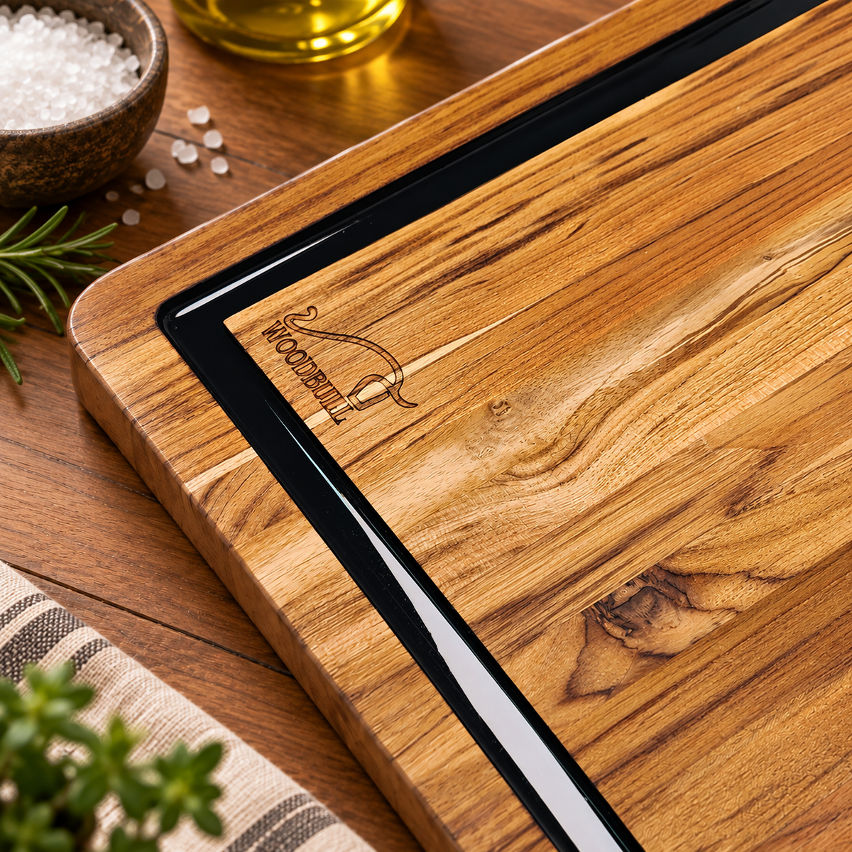 Tábua de Churrasco Personalizada Traditional Bbq Black