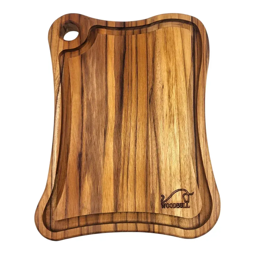 Tábua de Corte em Madeira Nobre Maciça 37 x 28 cm