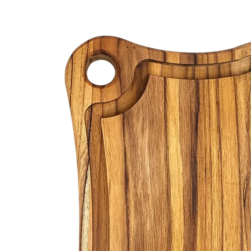 Tábua de Corte em Madeira Nobre Maciça 37 x 28 cm