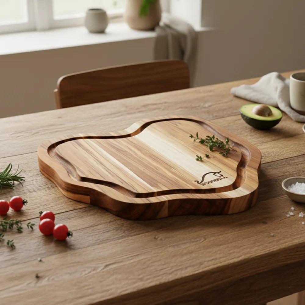 Tábua de Carne Rústica Artesanal Personalizada | Presente Especial