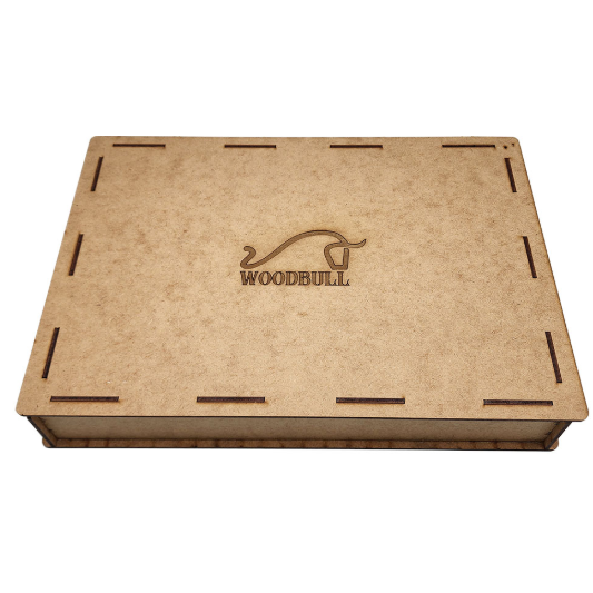 Caixa Para Presente Personalizada Madeira MDF 50x33x7 cm