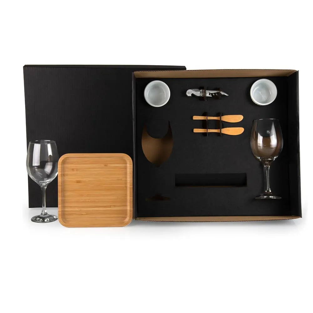 Kit para Petiscos e Vinho com 8 Peças | Ideal para Servir