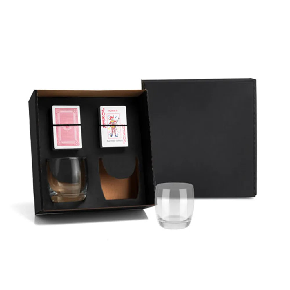 Kit Whisky Presente com Baralho | Conjunto Completo
