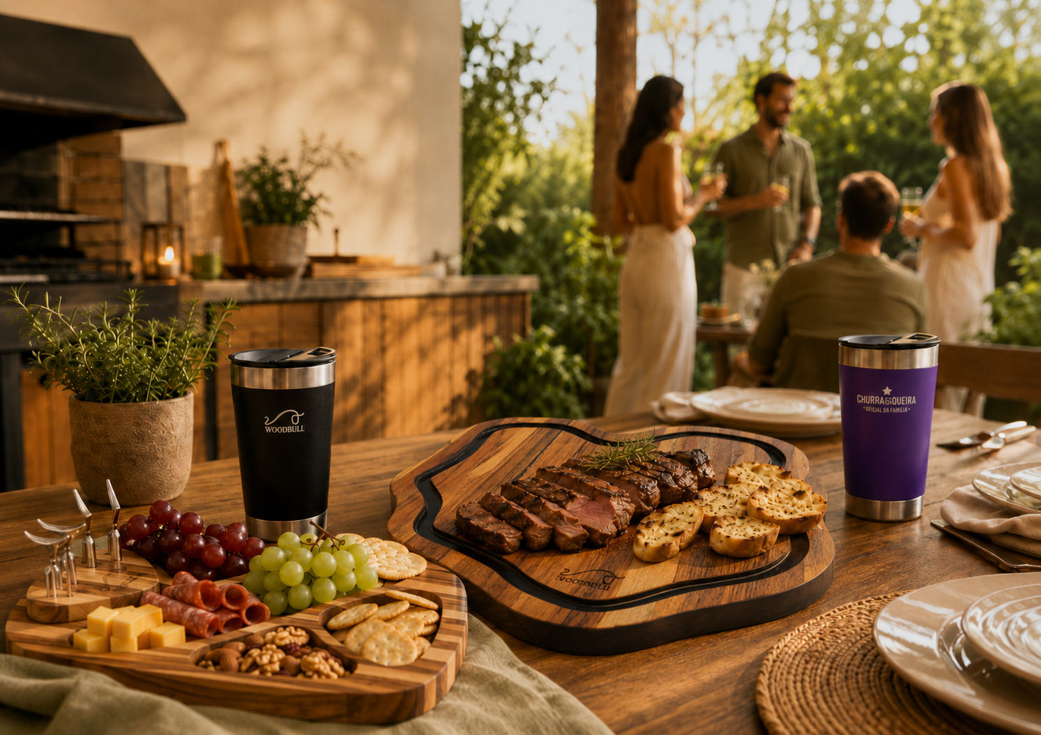 Como montar uma mesa de churrasco bonita para receber amigos | WOODBULL