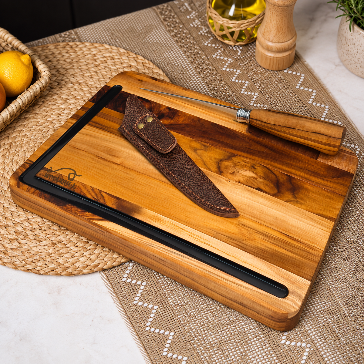 Kit Churrasco Premium com Faca | Presente Ideal para Churrasqueiro