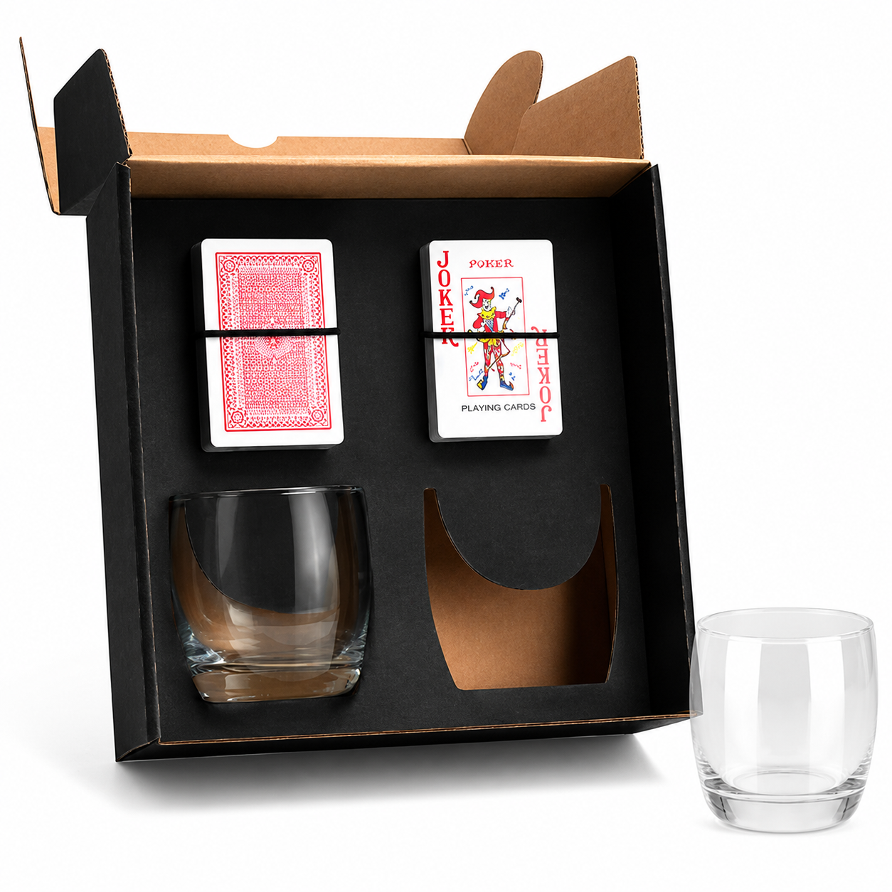 Kit Whisky Presente com Baralho | Conjunto Completo