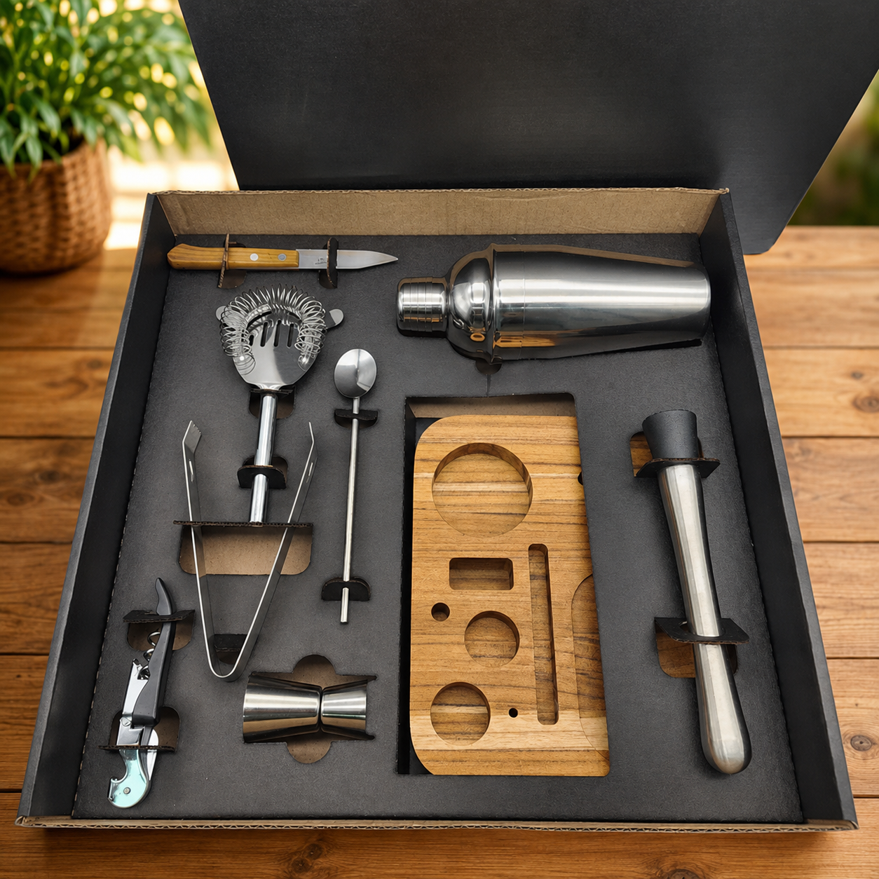 Kit Completo para Caipirinha | Presente para Barman e Amantes de Drinks