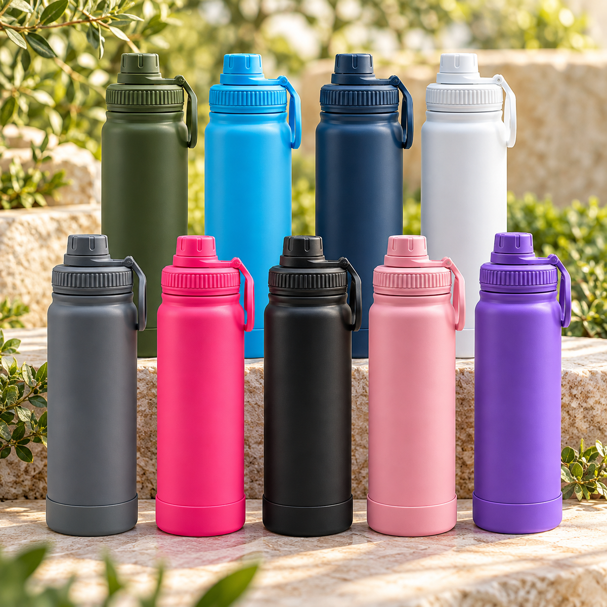 Garrafa Térmica 800ml Inox para Bebidas Quentes e Frias