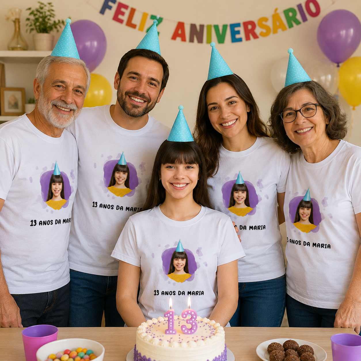 Camiseta Personalizada com Foto e Frase | Presente Criativo