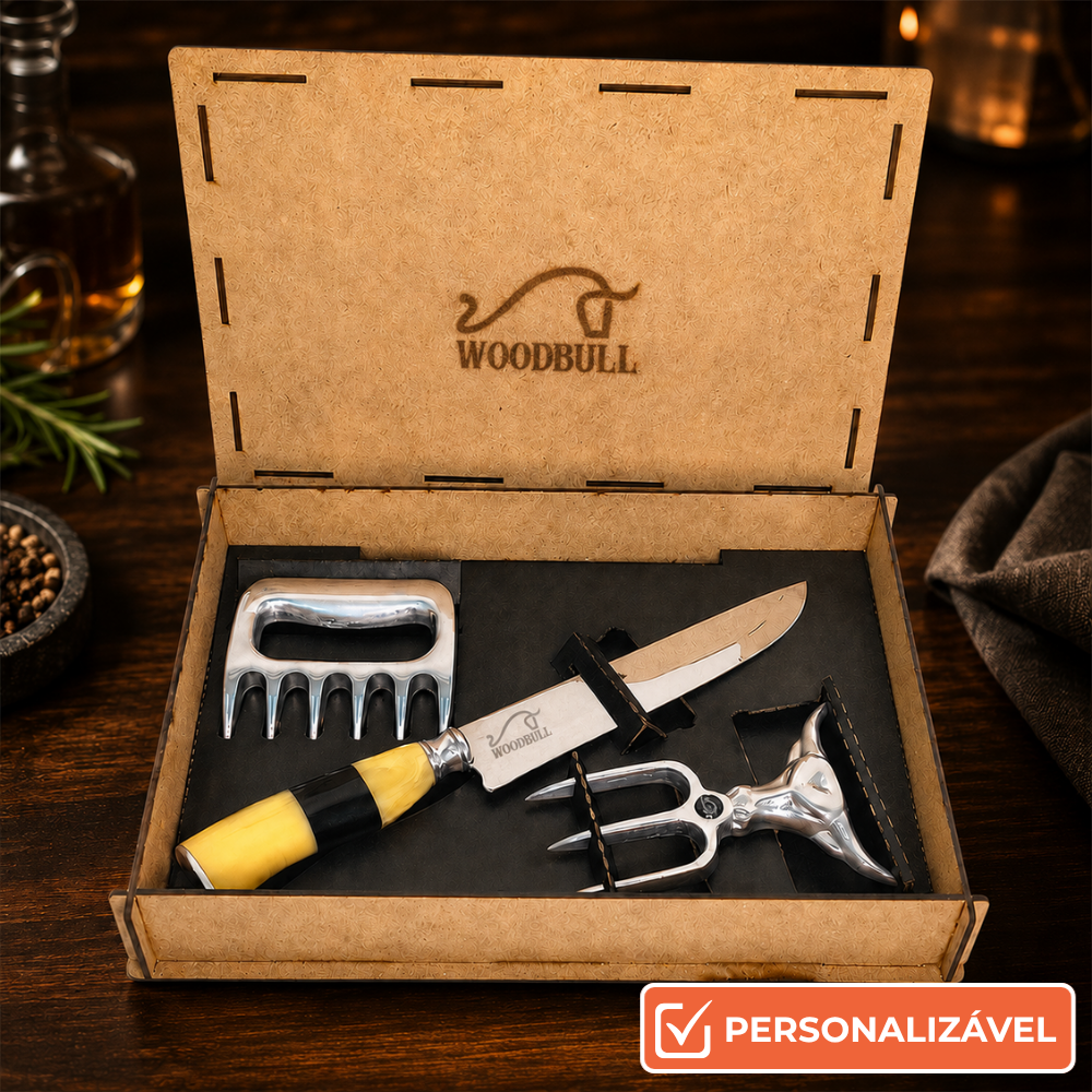 Kit Churrasco Personalizado Mestre do Churrasco