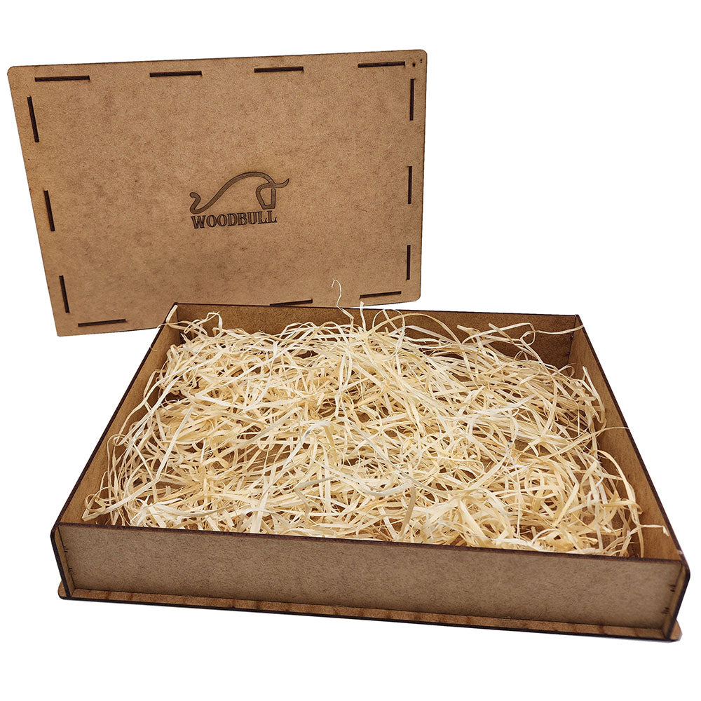 Caixa Para Presente Personalizada Madeira MDF 50x33x7 cm