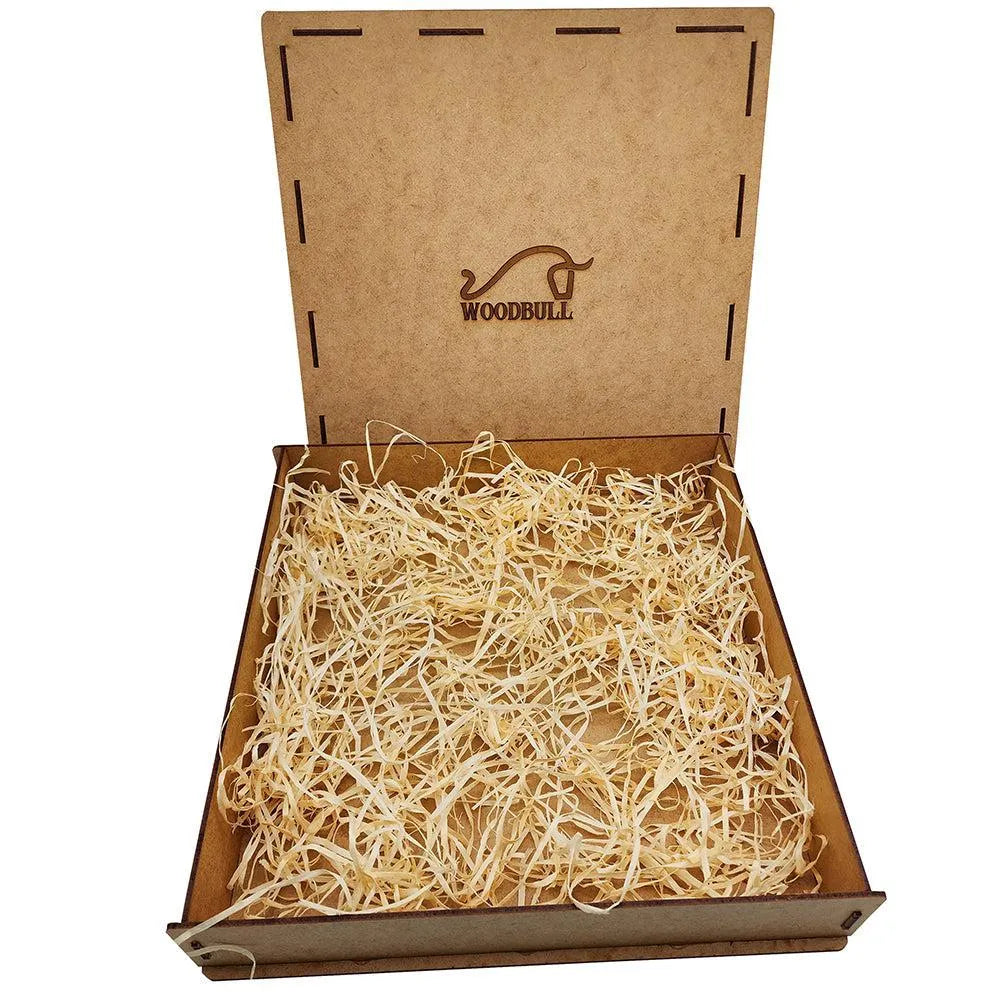 Caixa Para Presente Personalizada Madeira MDF 30x30x5 cm