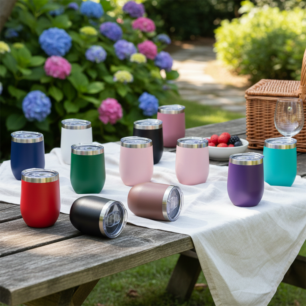 Copo Cuia Térmico 360ml Inox com Tampa Vedada Bebidas Quentes ou Geladas por Horas