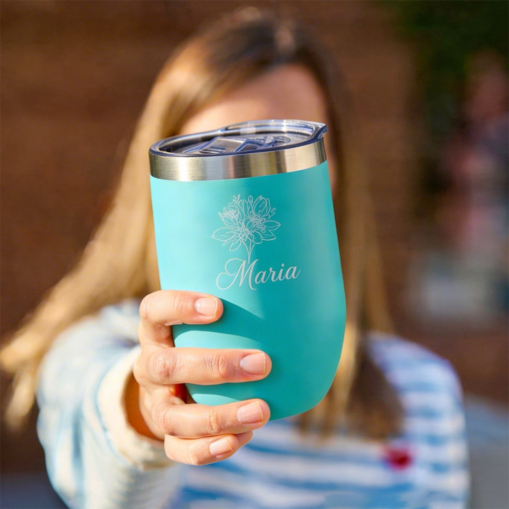 Copo Cuia Térmico 360ml Inox com Tampa Vedada Bebidas Quentes ou Geladas por Horas