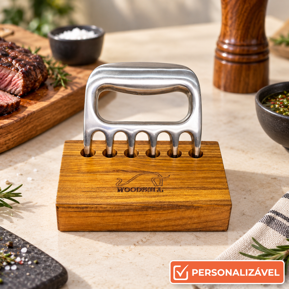 Garra de Urso Churrasco Alumínio Personalizada