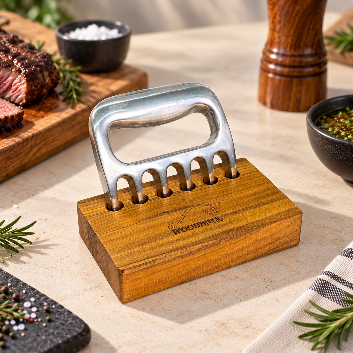Garra de Urso Churrasco Alumínio Personalizada