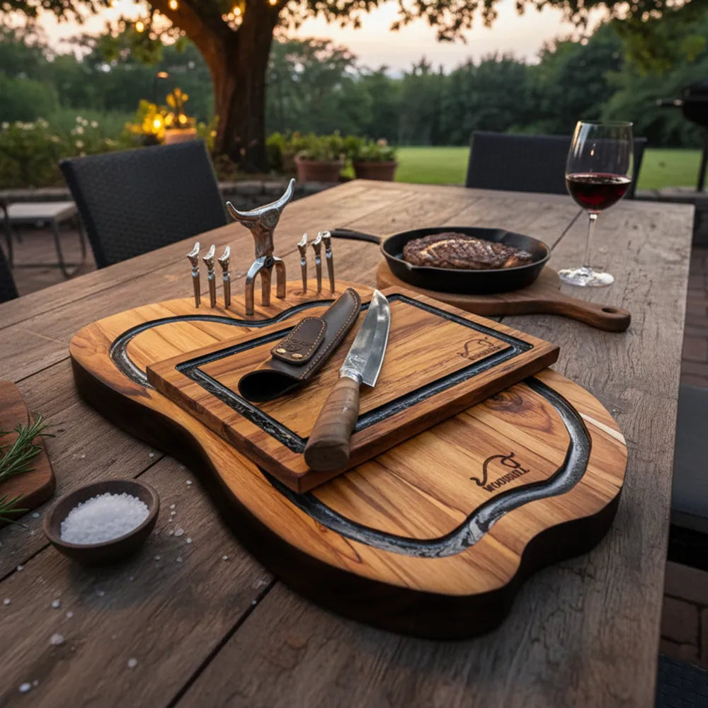 Kit Churrasco Personalizado With All c/ Caixa de Presente