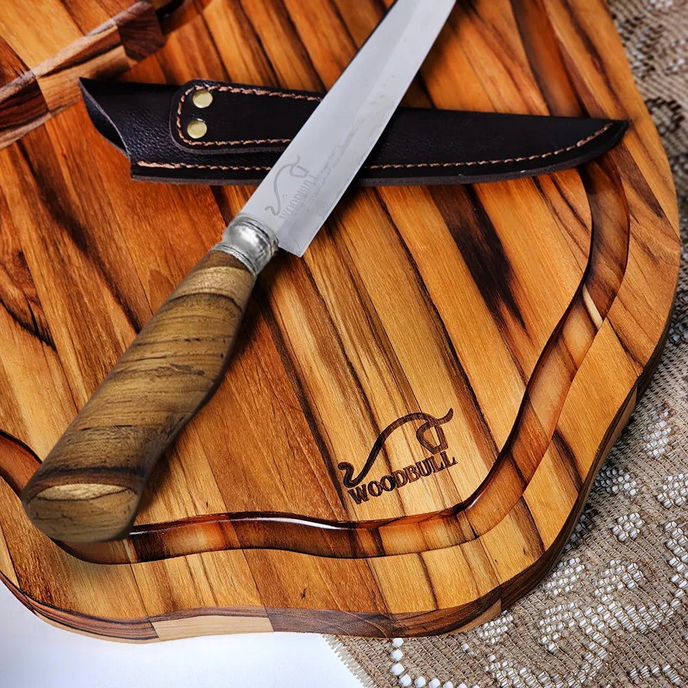 Kit Churrasco Personalizado com Faca 7” e Acessórios | Presente Ideal