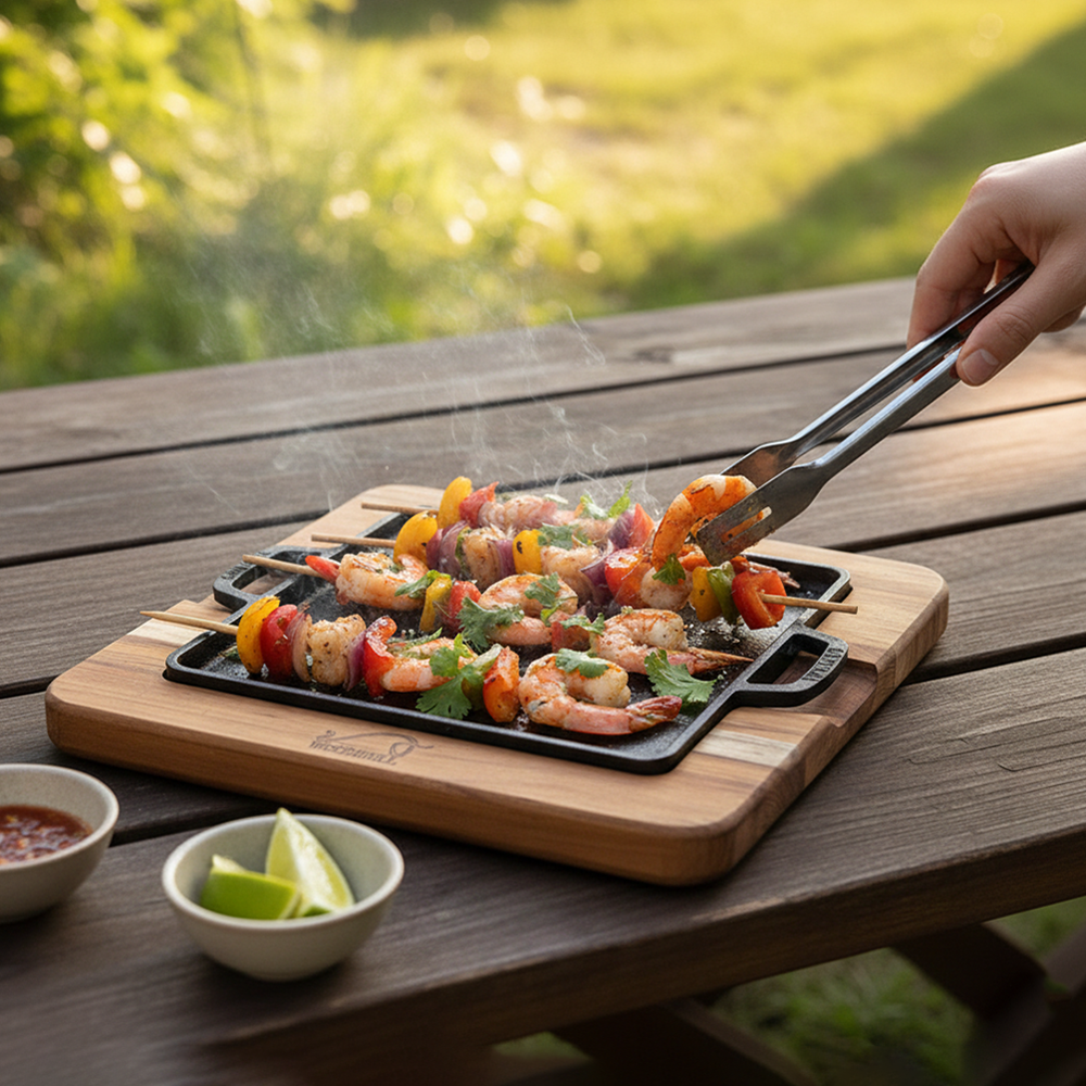 Tábua De Madeira Nobre Com Chapa De Ferro máx 30 x 30 cm