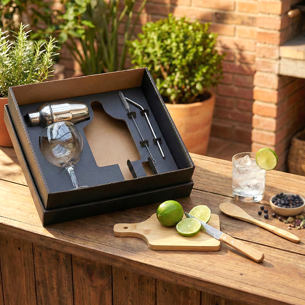 Kit Gin Presente | 7 Peças para Drinks
