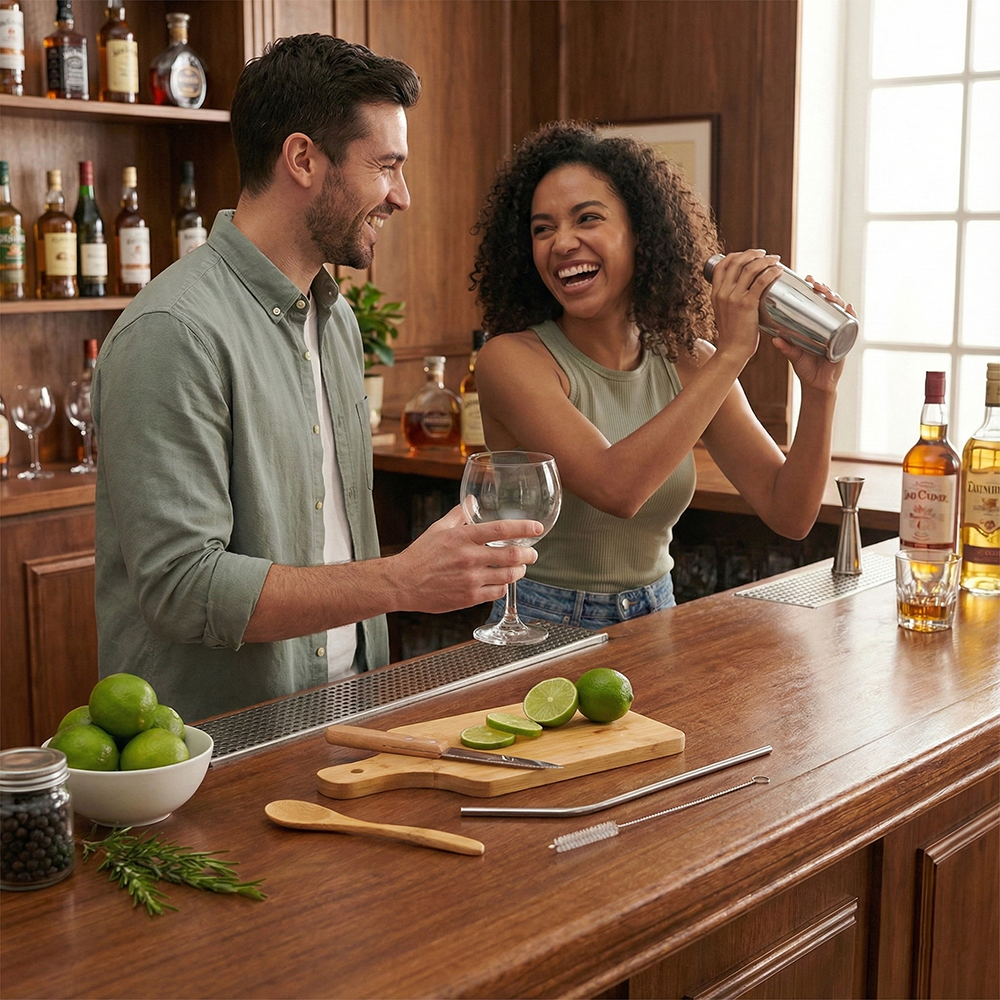 Kit Gin Presente | 7 Peças para Drinks