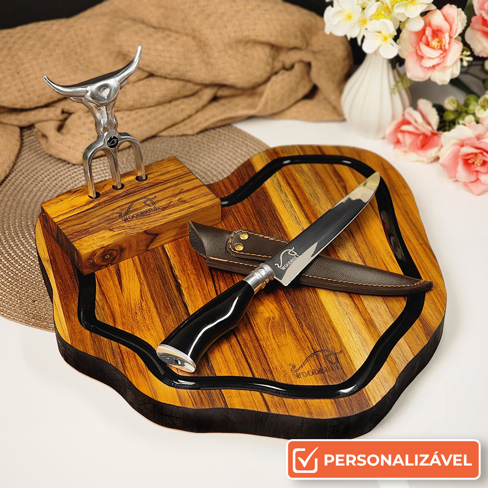 Kit para Churrasco Personalizado Origens Black